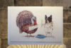 Frenchie with Turkey