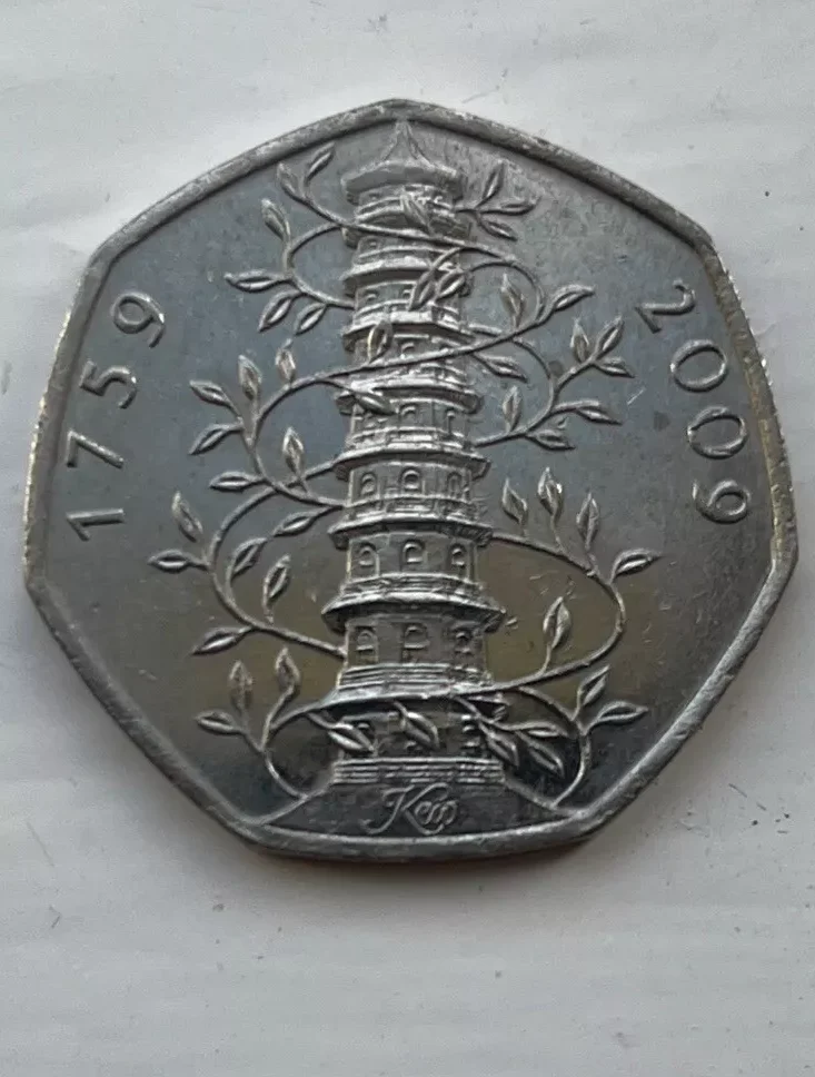 kew gardens rare 50p