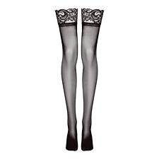 Lovehoney Sexy Lingerie Stockings - Sheer Lace Thigh High Hold Ups