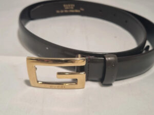 Gucci Brown Signature G Buckle Women’s Belt
