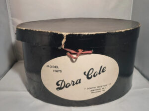 Vintage Hat Collection With Vintage Dora Cole Hat Box Joblot