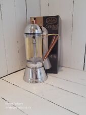 G.A.T. Crystal Oro 4 Cup Moka Pot Espresso Maker Cafetiere GAT