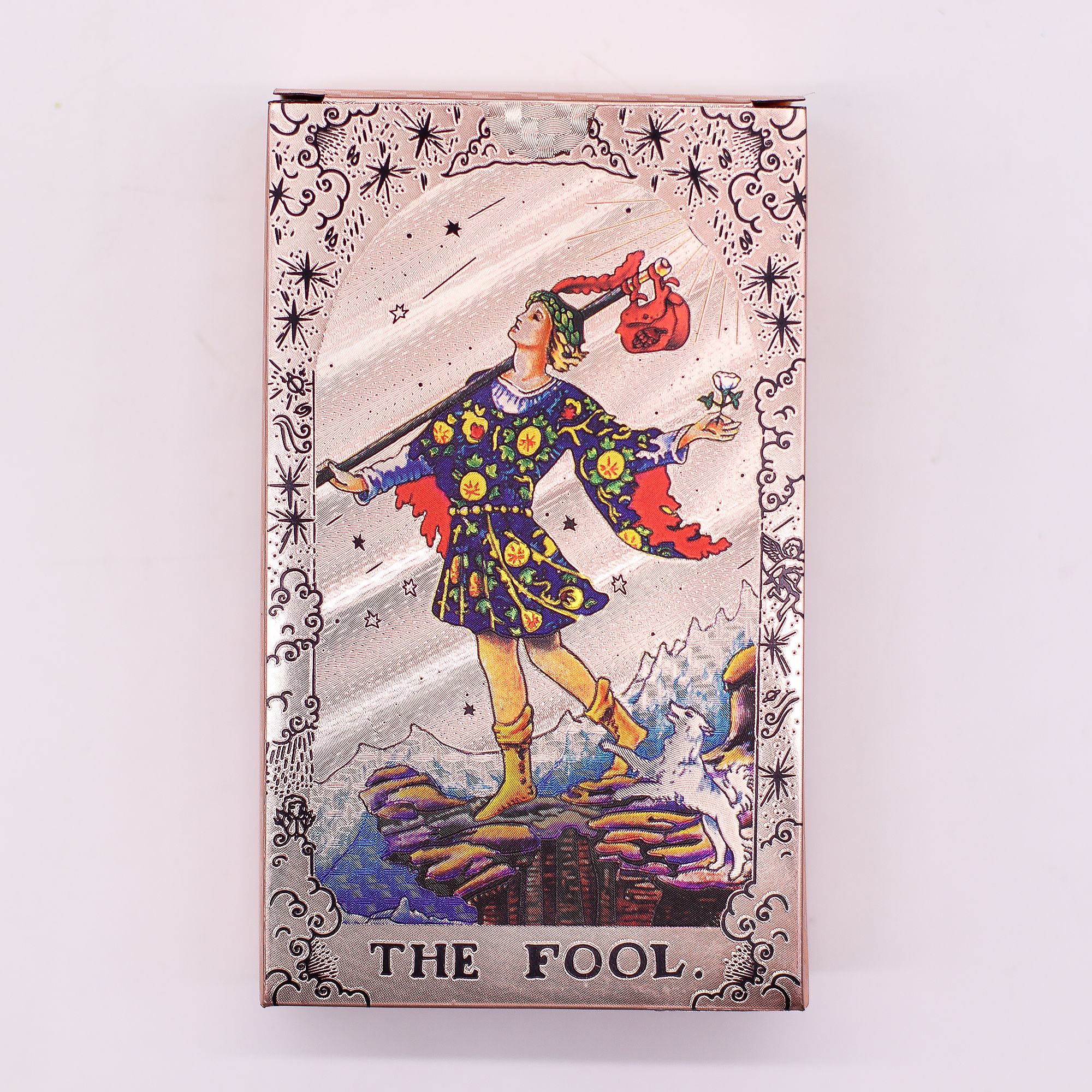 Rose Gold Foil Tarot Card Set - Moon Phase - with booklet - Image 4