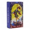 Blue Foil Tarot Card Set – Mandala – with booklet