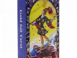 Blue Foil Tarot Card Set – Mandala – with booklet
