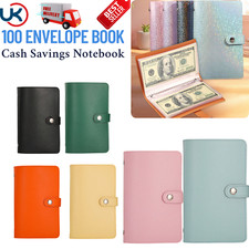 100 Envelope Challenge Binder Cash Budget Notebook Cash Savings Challenge Book