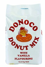 12.5kg Donoco Vanilla Donut Doughnut Mix Catering Bulk diners van cafe American
