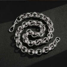 20mm Silver Plated | XXL Belcher Chain Necklace 28 inch Heavy Men’s...