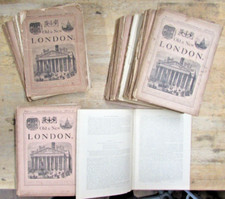 60 VOLS OF 'OLD AND NEW LONDON' PAPER MAGAZINES ** FREE UK...