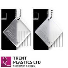 Frosted Acrylic Clear & Opal – Cut to Size Perspex Matt Satin...