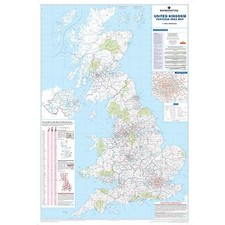 Paper GB Postcode Area Map - For Business