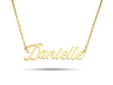 Personalised 925 Silver Name Necklace • Customised Jewellery Gift For Her •