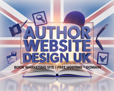AUTHOR WEBSITE DESIGN UK | BOOK MARKETING SITE | FREE HOSTING +...
