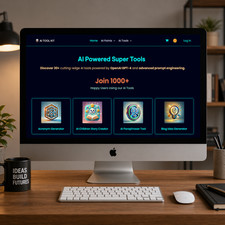 AI-Powered Website with 30+ Built-In Tools – Ready to Use