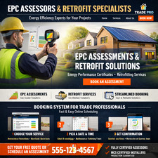 Web Design for EPC Assessors & Retrofit Specialists - Booking System -...
