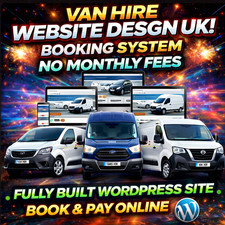 Van Hire Website Design - Online Booking System & Calendar - No...